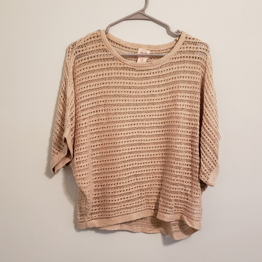 Mossimo Crochet Knit Top
